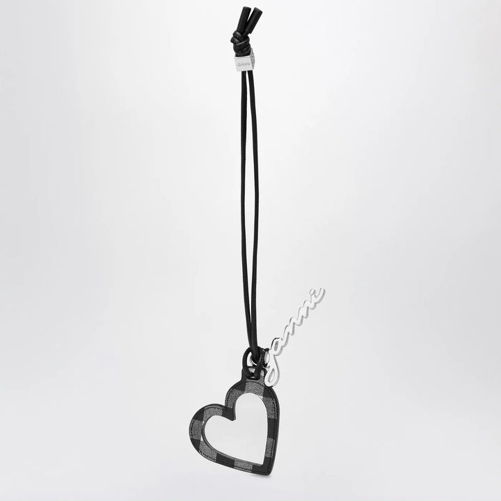 GANNI - Heart-shaped mirror Bou black Brand Apparel &amp; Accessories TU