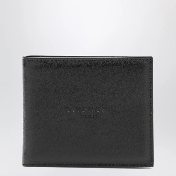 Givenchy - Embossed-logo calf leather wallet in black Brand Apparel &amp; Accessories U