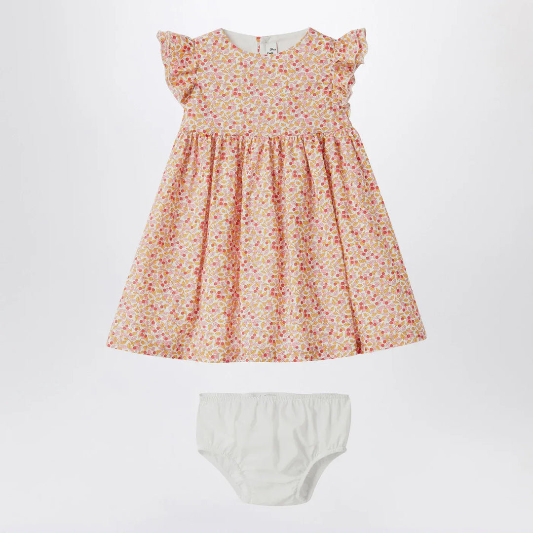 Il Gufo - Apricot dress with culotte in Liberty fabric Brand Apparel &amp; Accessories 12
