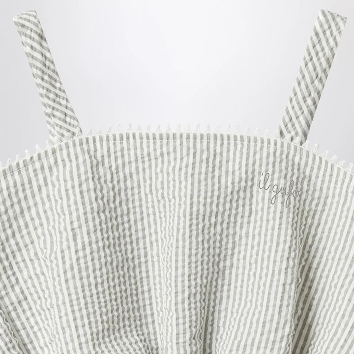 Il Gufo - Granite-coloured set in striped seersucker Brand Apparel &amp; Accessories 14