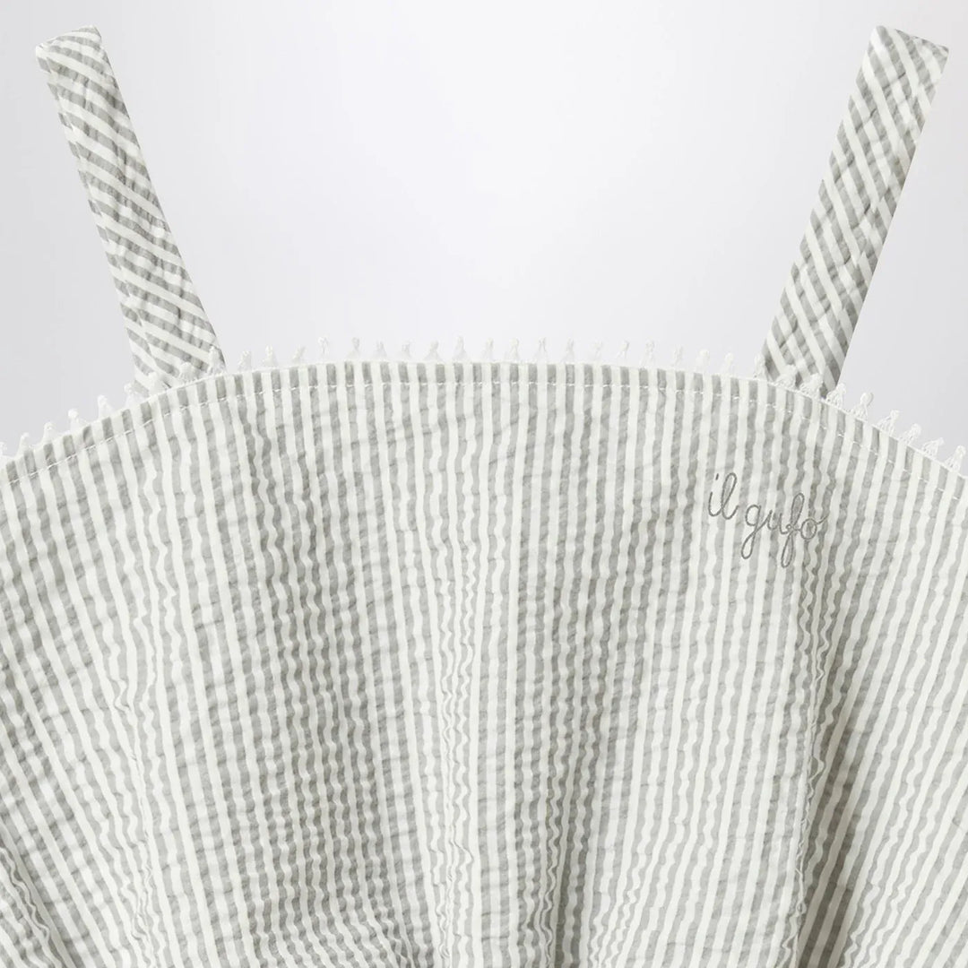 Il Gufo - Granite-coloured set in striped seersucker Brand Apparel &amp; Accessories 6