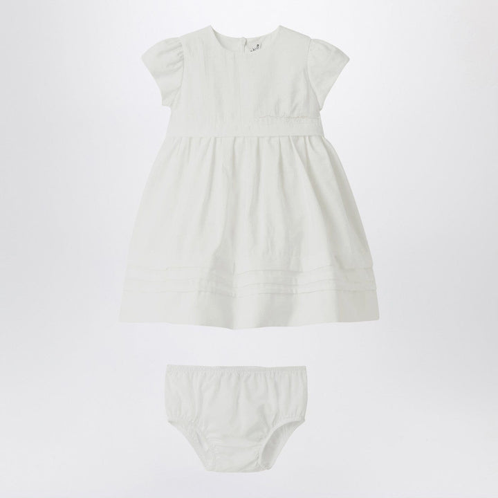 Apparel &amp; Accessories 2A Il Gufo - White dress with culotte in viscose poplin Brand