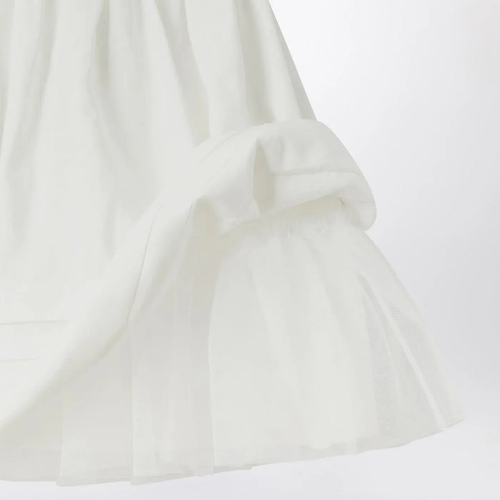 Il Gufo - White dress with culotte in viscose poplin Brand Apparel &amp; Accessories 2A