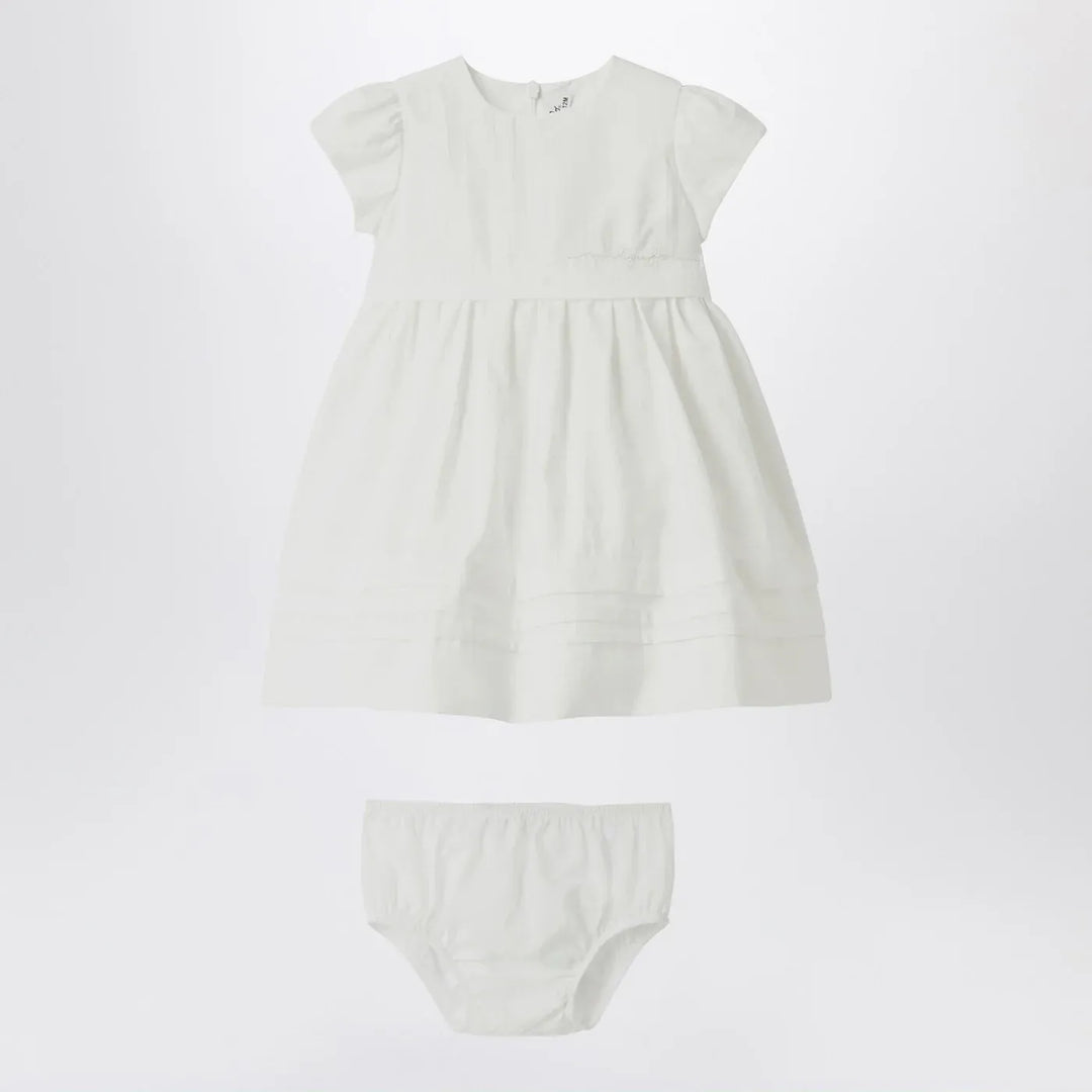 Il Gufo - White dress with culotte in viscose poplin Brand Apparel &amp; Accessories 2A
