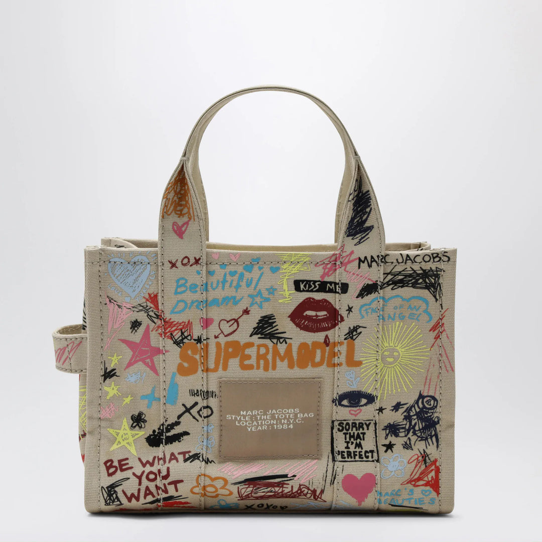 Marc Jacobs - The Tote Bag small beige with punk lettering Brand Apparel &amp; Accessories > Jewelry TU