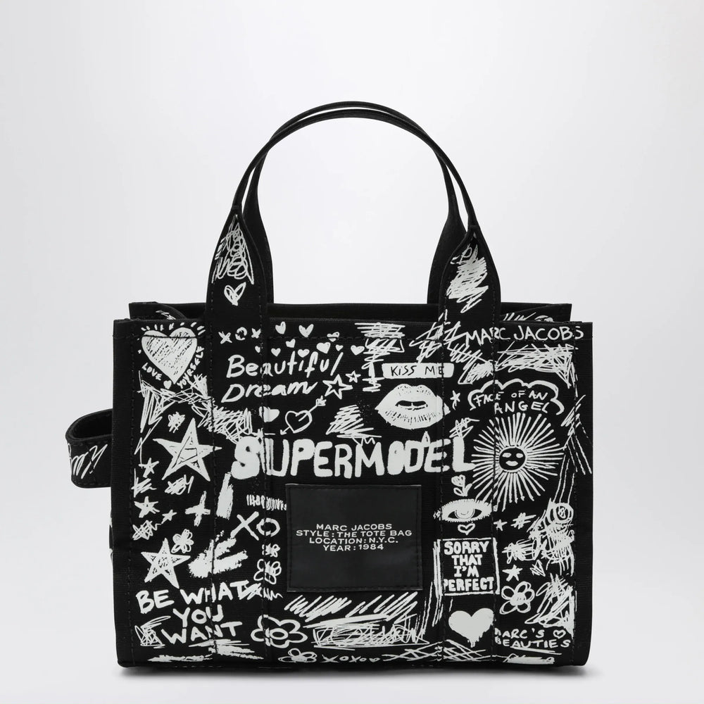Marc Jacobs - The Tote Bag small black with punk lettering Brand Apparel & Accessories > Jewelry TU