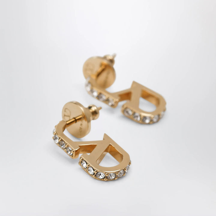 Valentino Garavani - Gold-tone VLogo Signature earrings with crystals Brand Apparel &amp; Accessories > Jewelry U