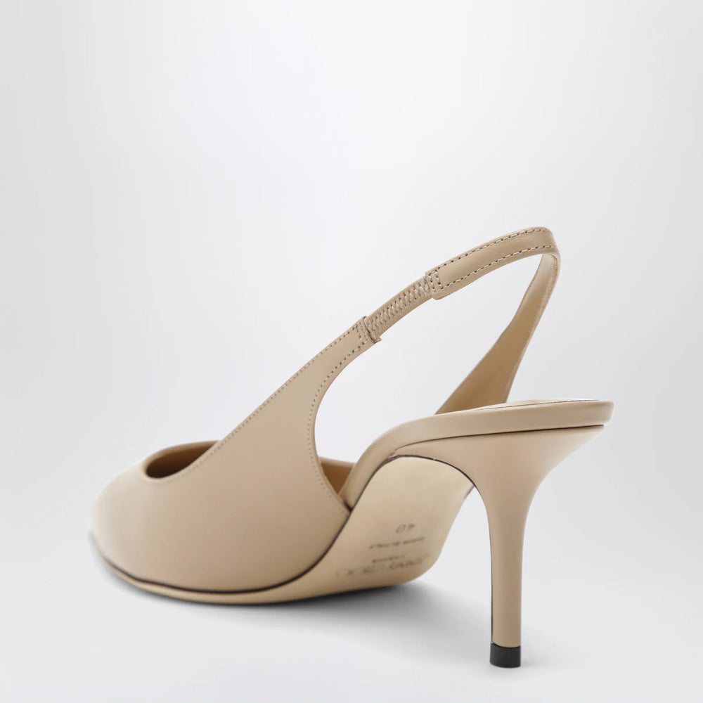 Jimmy Choo - Leather slingbacks with ankle strap Brand Apparel & Accessories