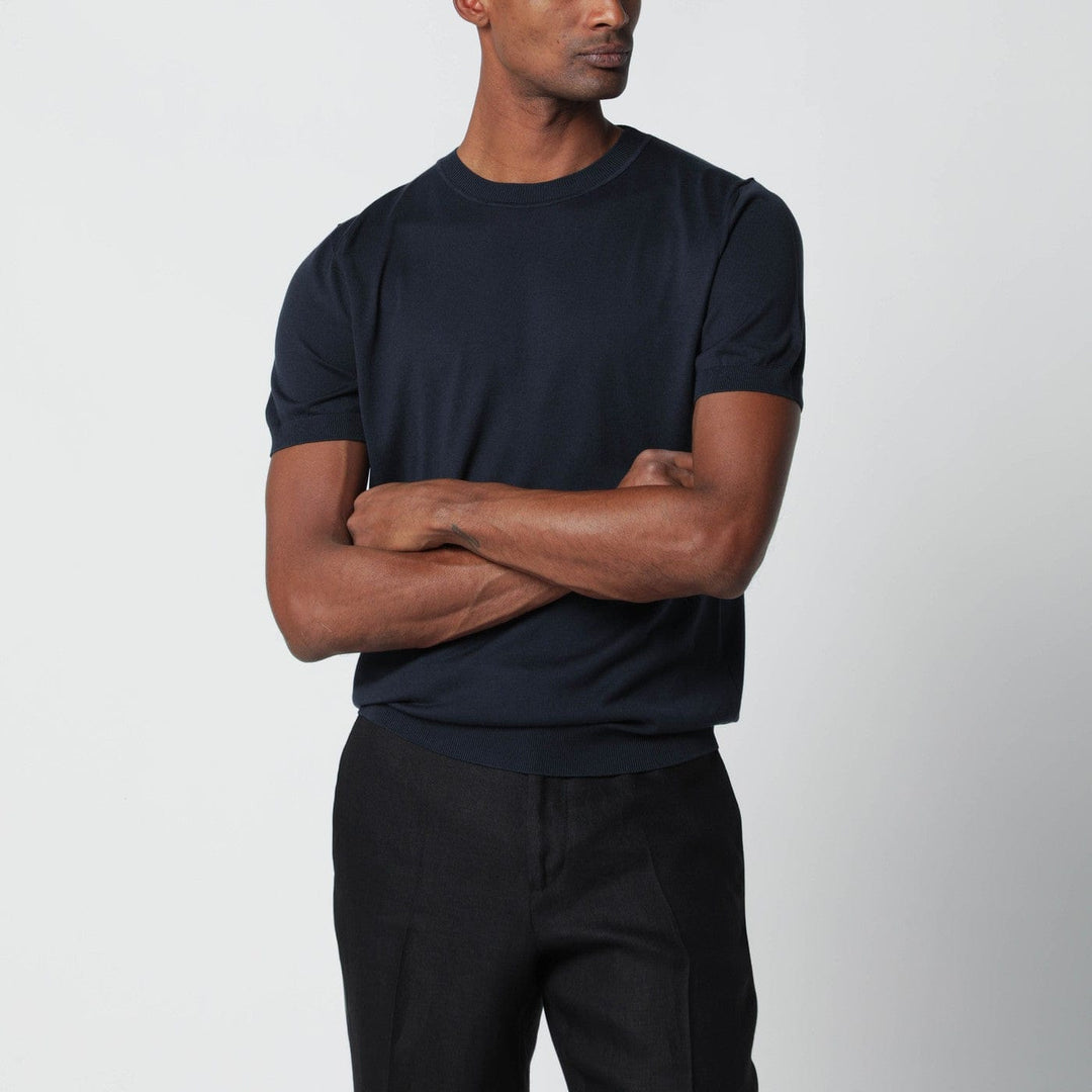 Apparel &amp; Accessories Lardini - Blue wool-blend knit Brand