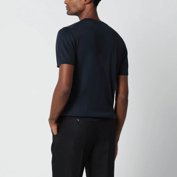 Lardini - Blue wool-blend knit Brand Apparel &amp; Accessories