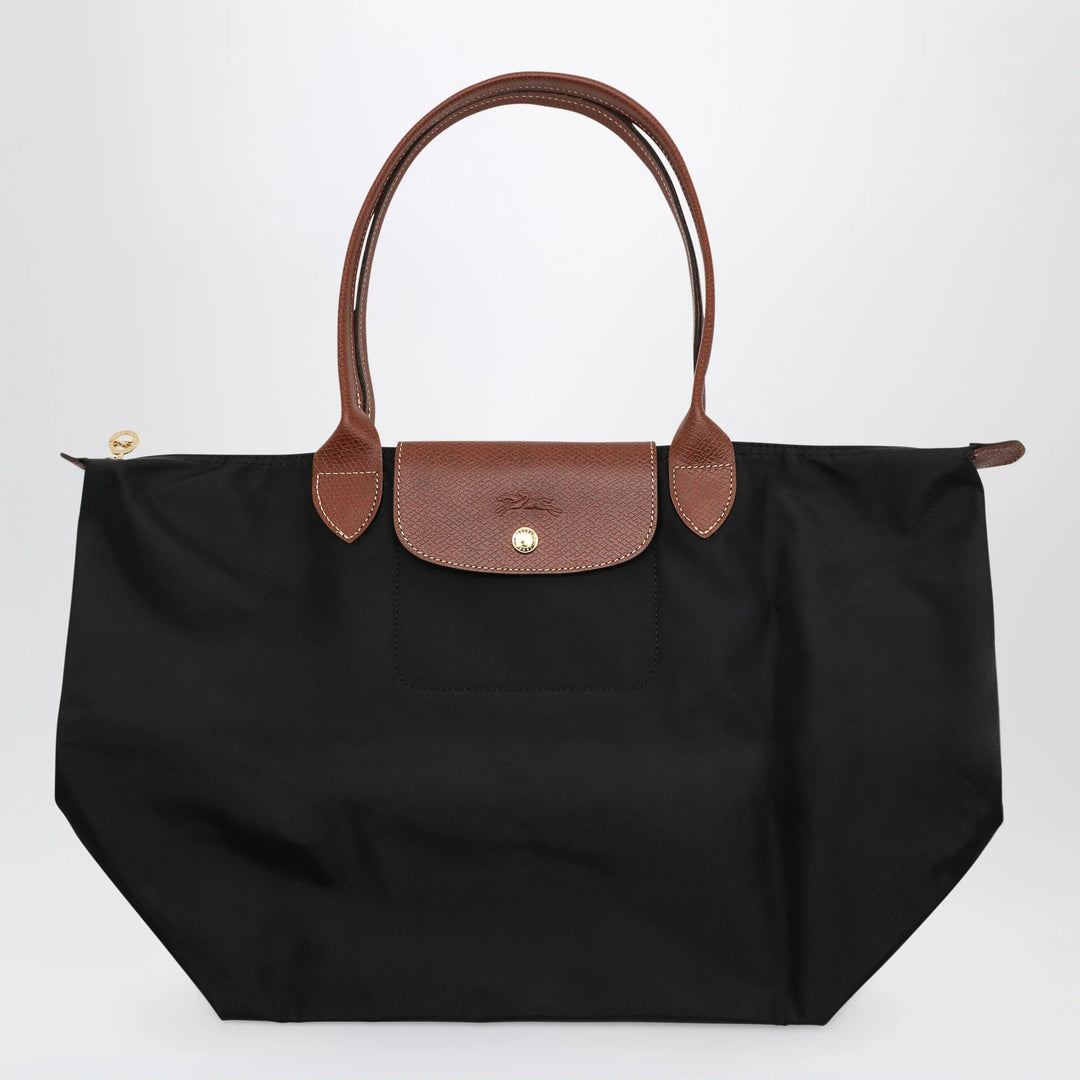 Longchamp - Black Le Pliage Original L bag Brand Apparel &amp; Accessories U
