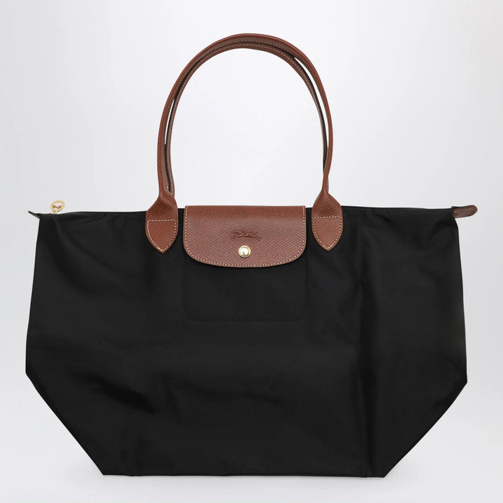 Longchamp - Black Le Pliage Original L bag Brand Apparel &amp; Accessories U