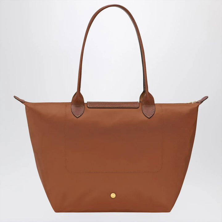Longchamp - Cognac-coloured Le Pliage Original L bag Brand Apparel &amp; Accessories U
