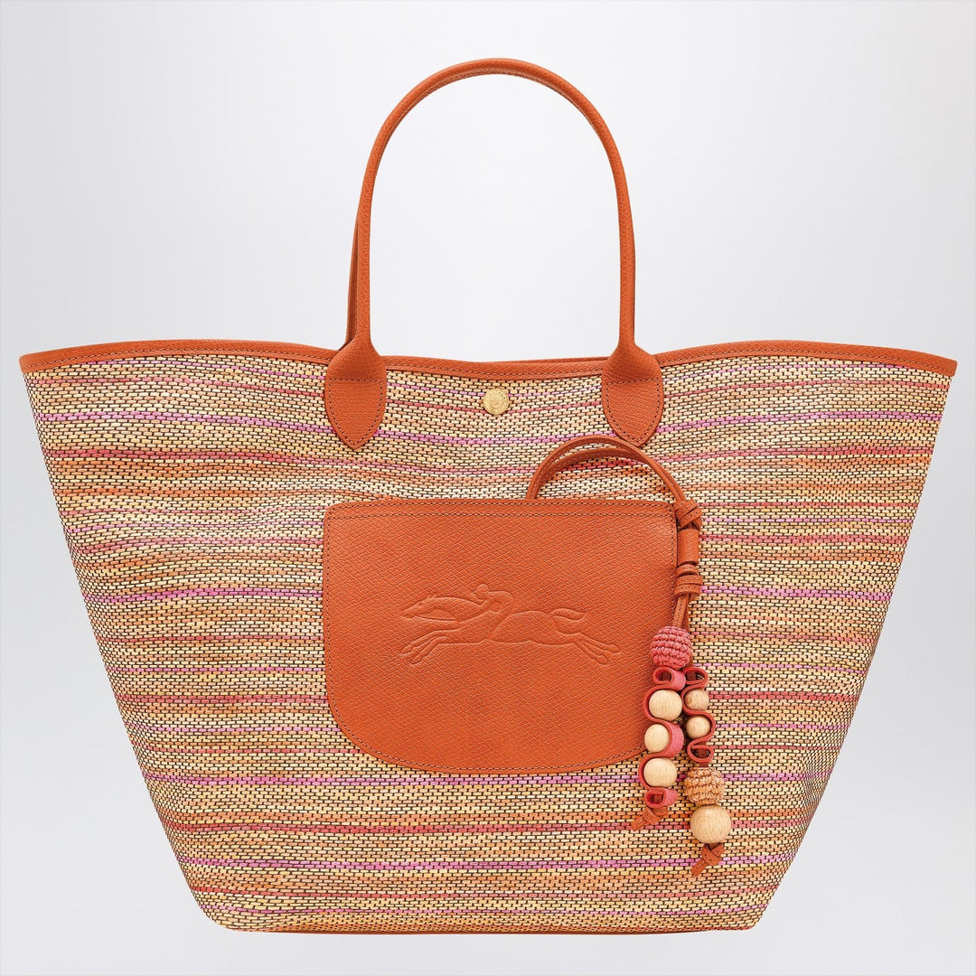 Apparel &amp; Accessories TU Longchamp - L Le Pliage Collection basket bag in rainbow canvas Brand