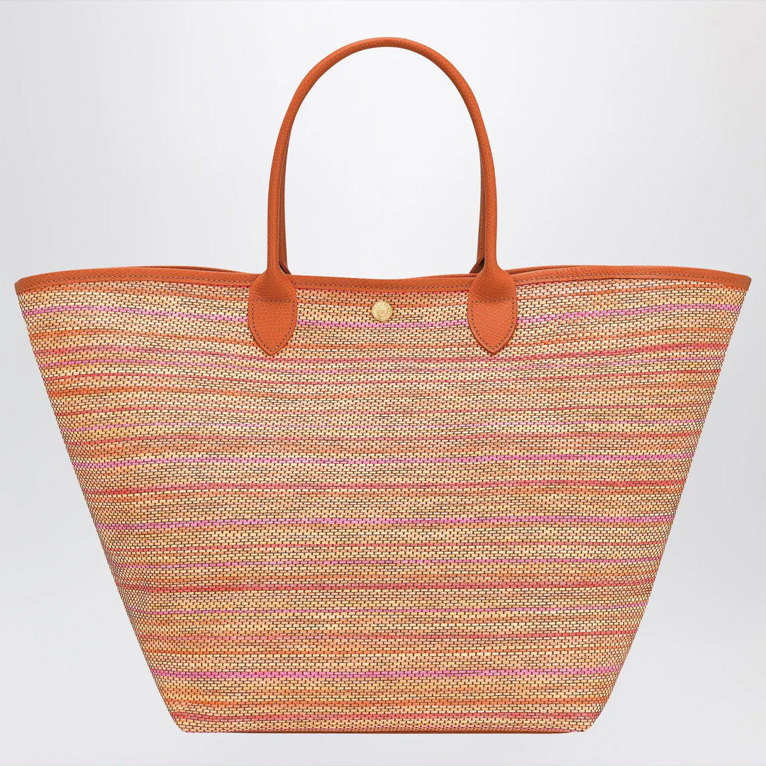 Longchamp - L Le Pliage Collection basket bag in rainbow canvas Brand Apparel &amp; Accessories TU