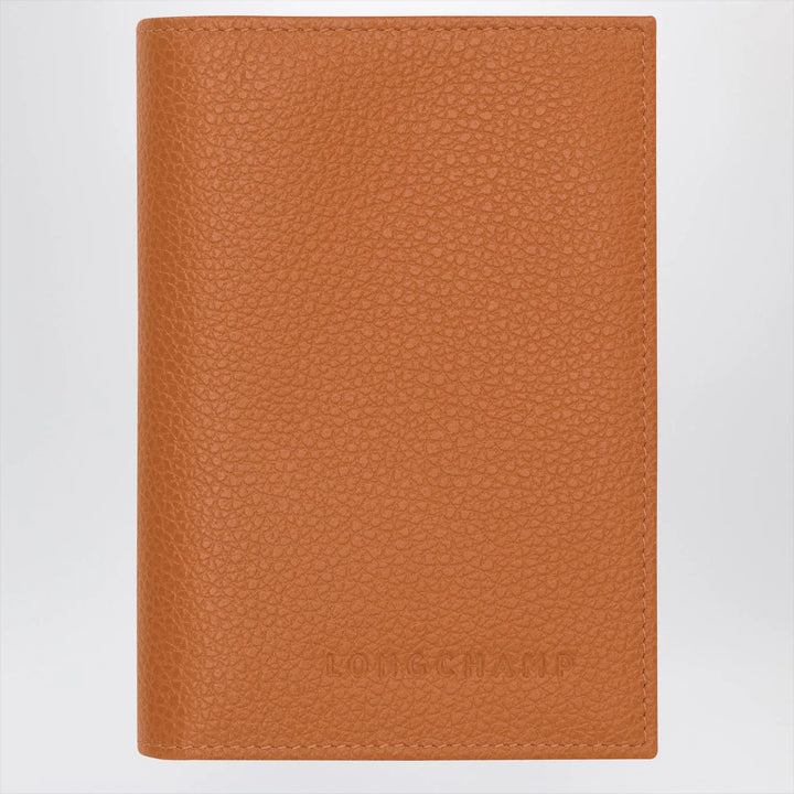 Longchamp - Le Foulonné amber-coloured passport case Brand Apparel &amp; Accessories TU