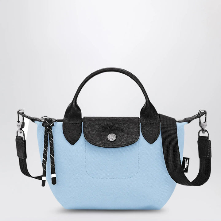 Longchamp - XS Le Pliage Energy bag with handle in recycled canvas in Sky blue Brand Apparel &amp; Accessories U