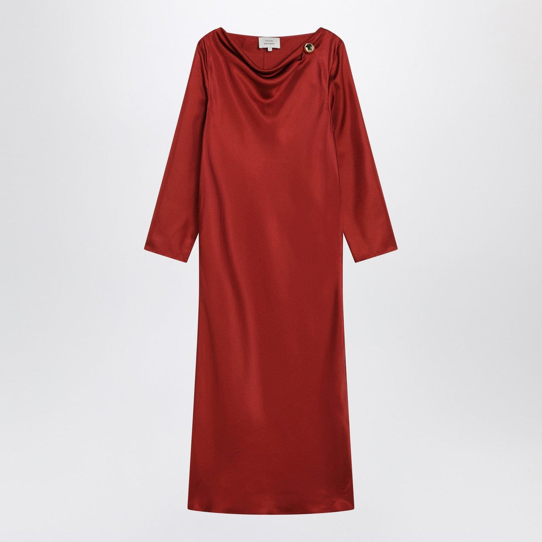 Apparel & Accessories LouLou De Saison - Zoya dress in red silk twill Brand