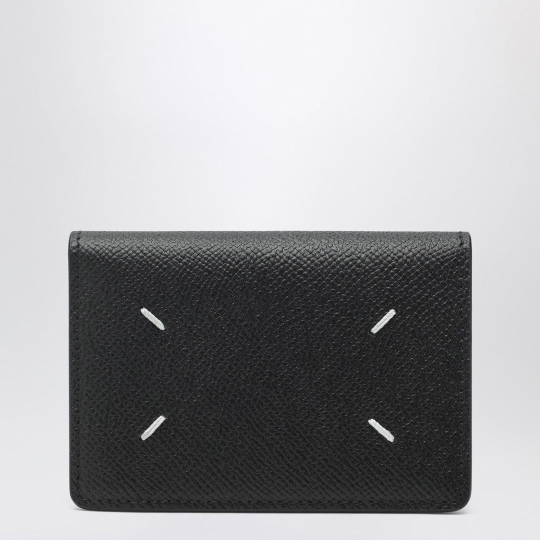 Apparel & Accessories TU Maison Margiela - Black leather credit card holder Brand