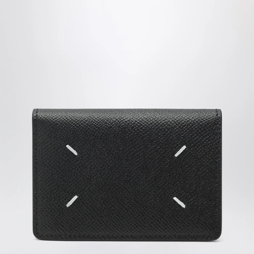 Maison Margiela - Black leather credit card holder Brand Apparel &amp; Accessories TU