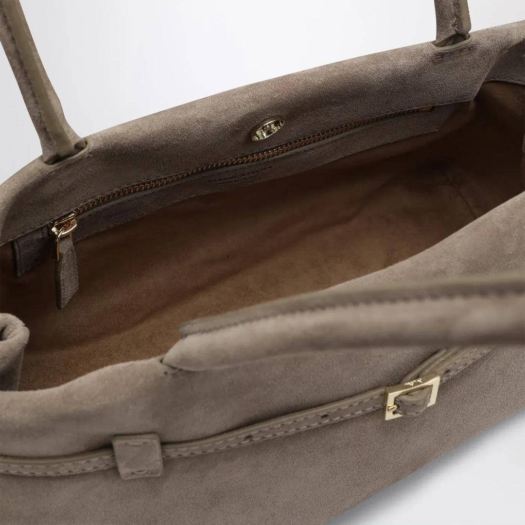 Manu Atelier - Le Cambon East West Sughero bag in suede Brand Apparel &amp; Accessories TU