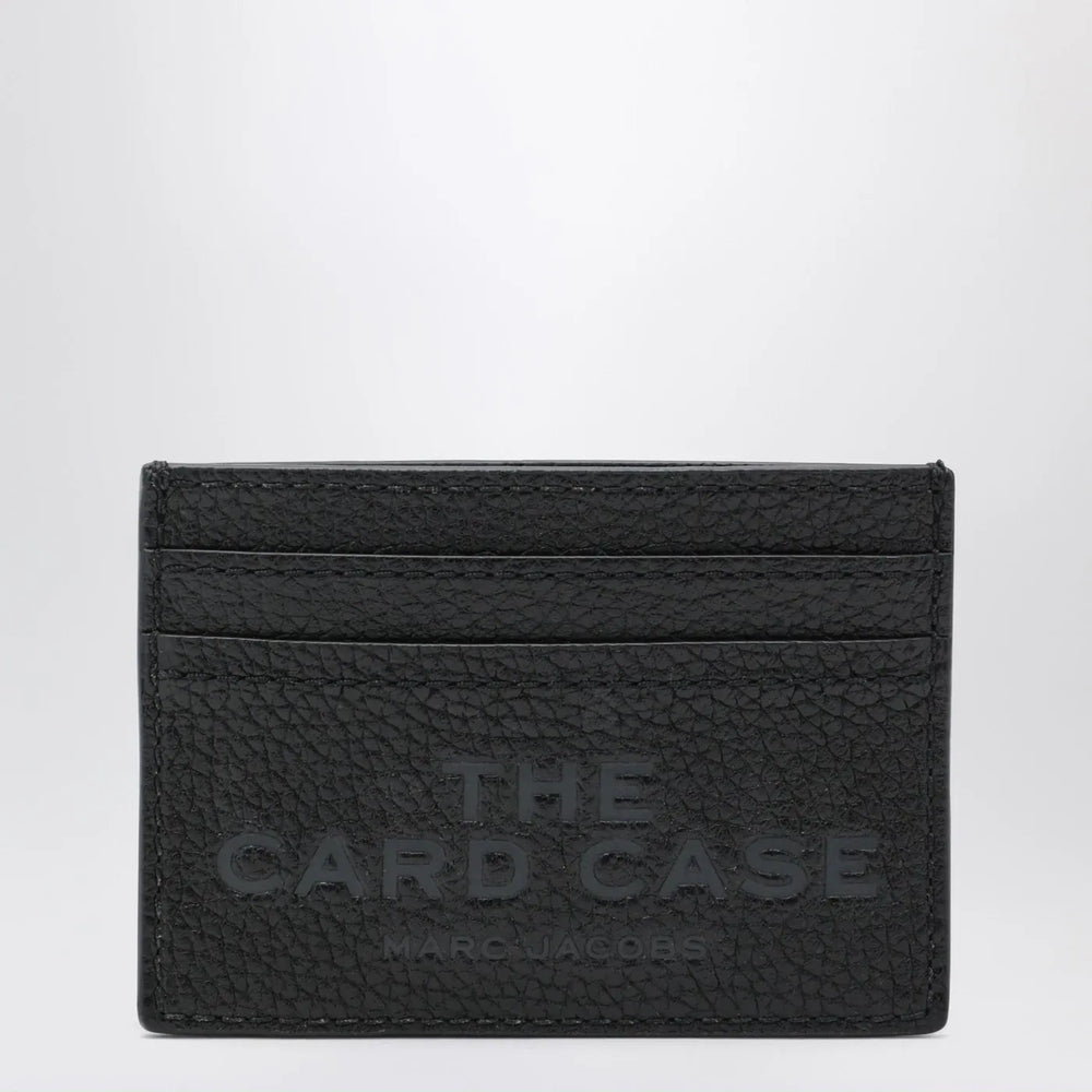 Marc Jacobs - Black full-grain leather cardholder Brand Apparel & Accessories TU