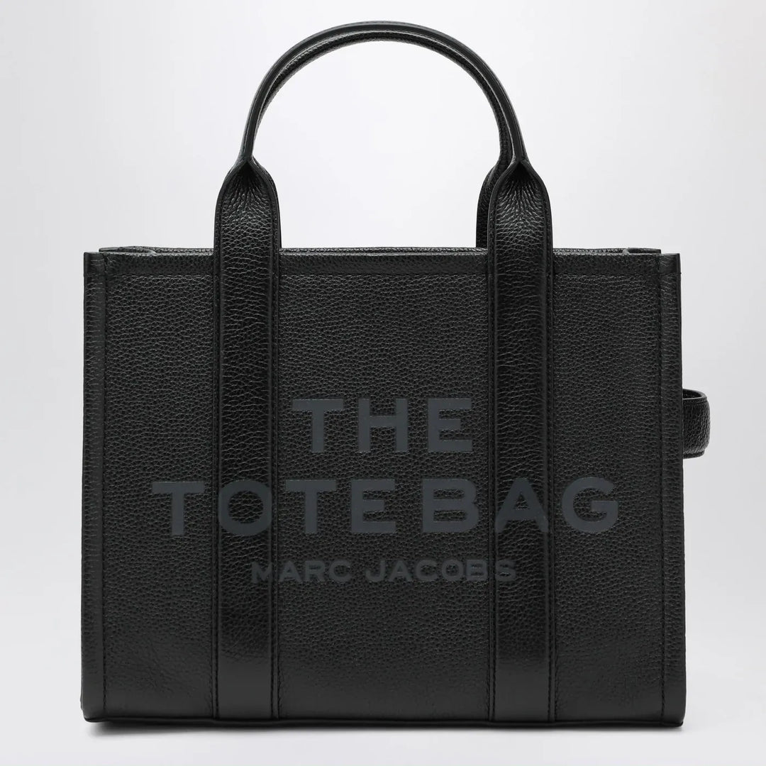 Marc Jacobs - Black leather The Medium Tote Bag Brand Apparel &amp; Accessories TU