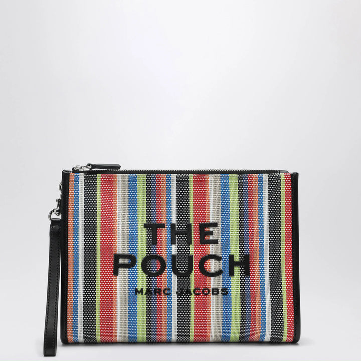 Marc Jacobs - Large rainbow-striped mesh pouch with wrist strap Brand Apparel &amp; Accessories TU