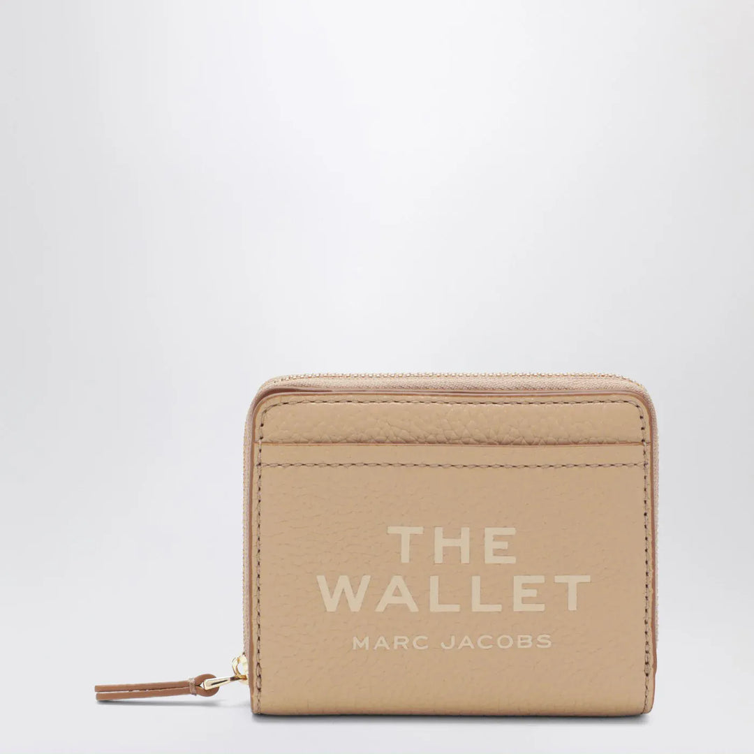 Marc Jacobs - Mini beige full-grain leather wallet Brand Apparel &amp; Accessories TU