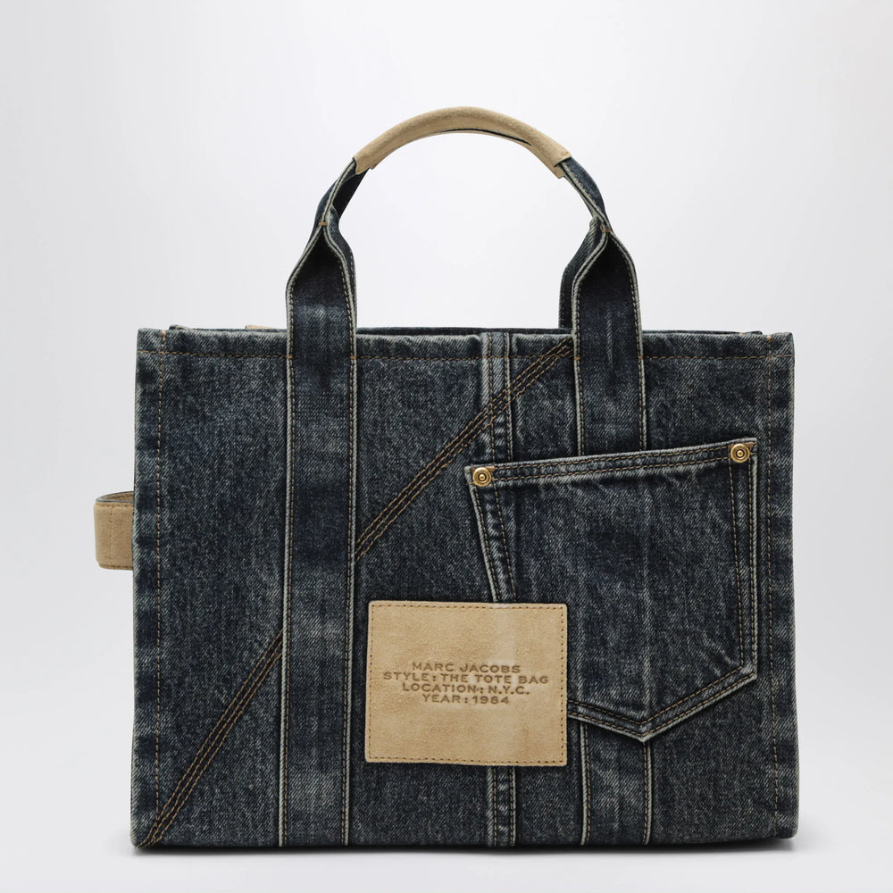 Marc Jacobs - The Cargo Tote Bag medium in denim and suede Brand Apparel & Accessories TU