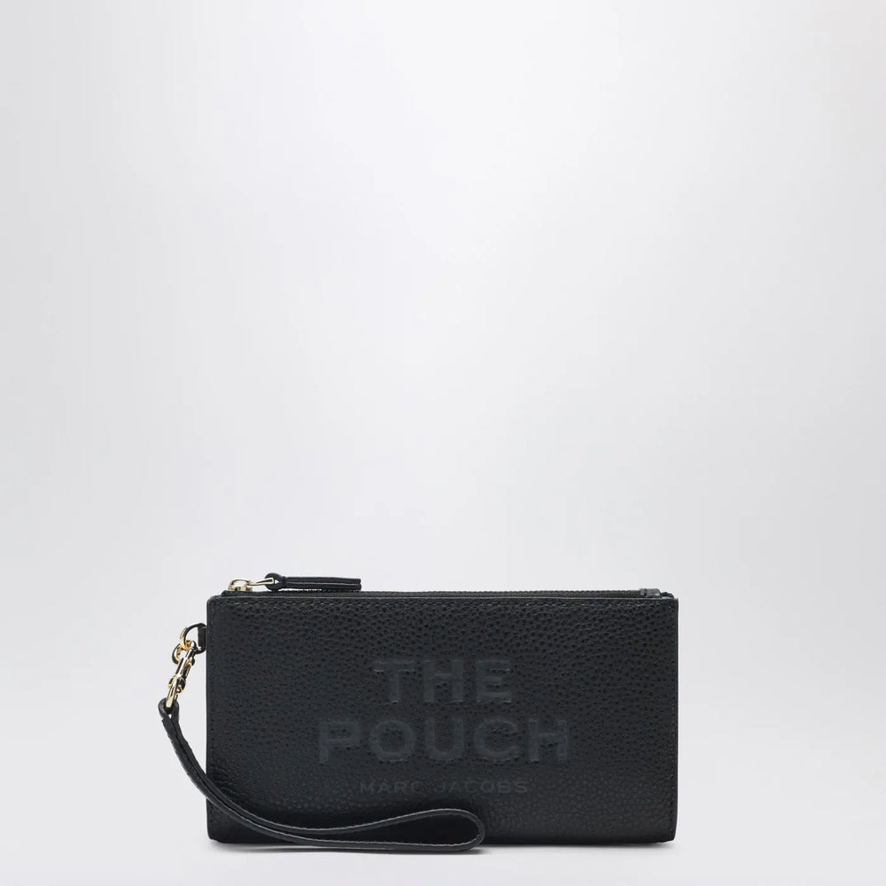 Marc Jacobs - The Pouch black grained leather bag Brand Apparel & Accessories TU
