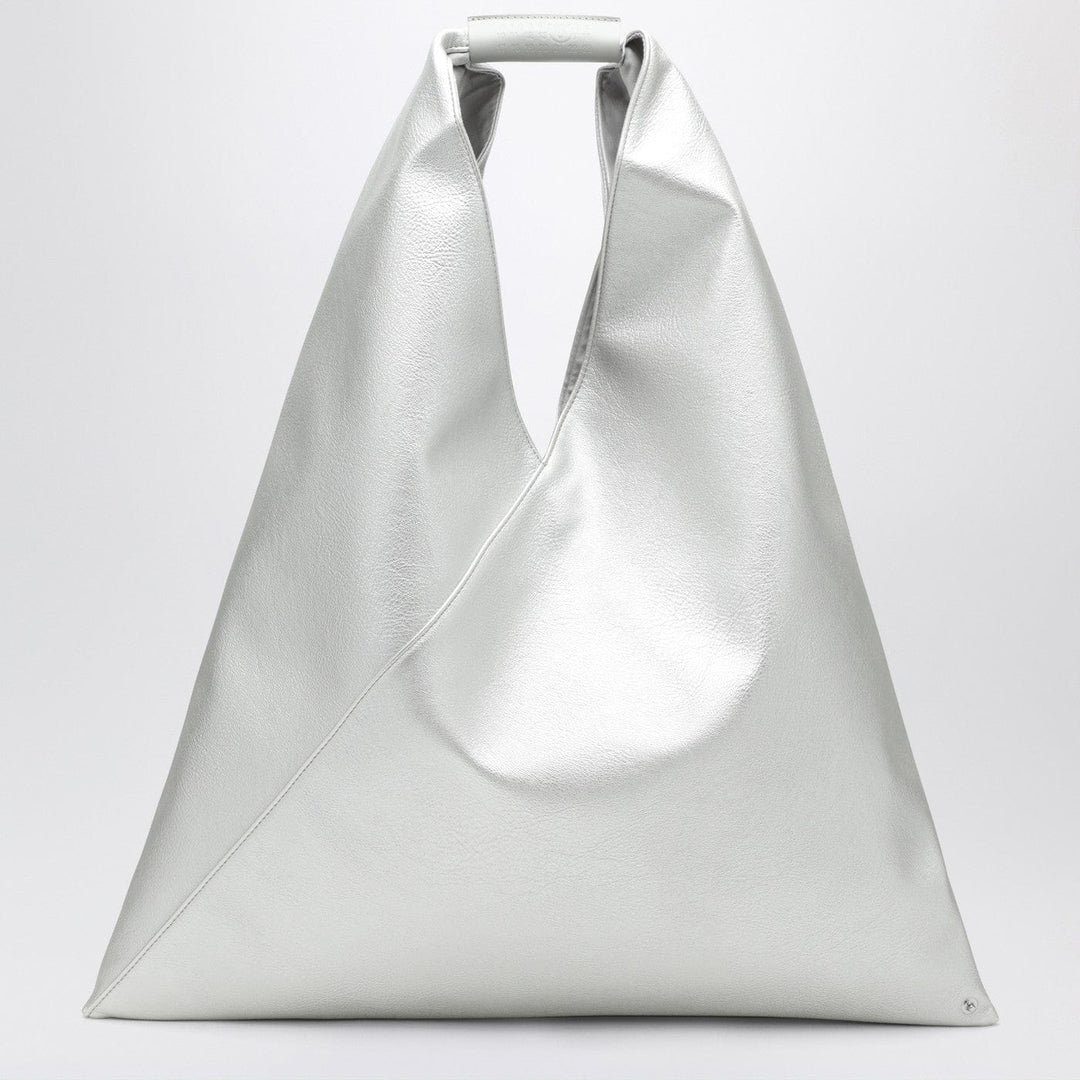 Apparel &amp; Accessories TU MM6 Maison Margiela - Medium Japanese bag in silver eco-leather Brand