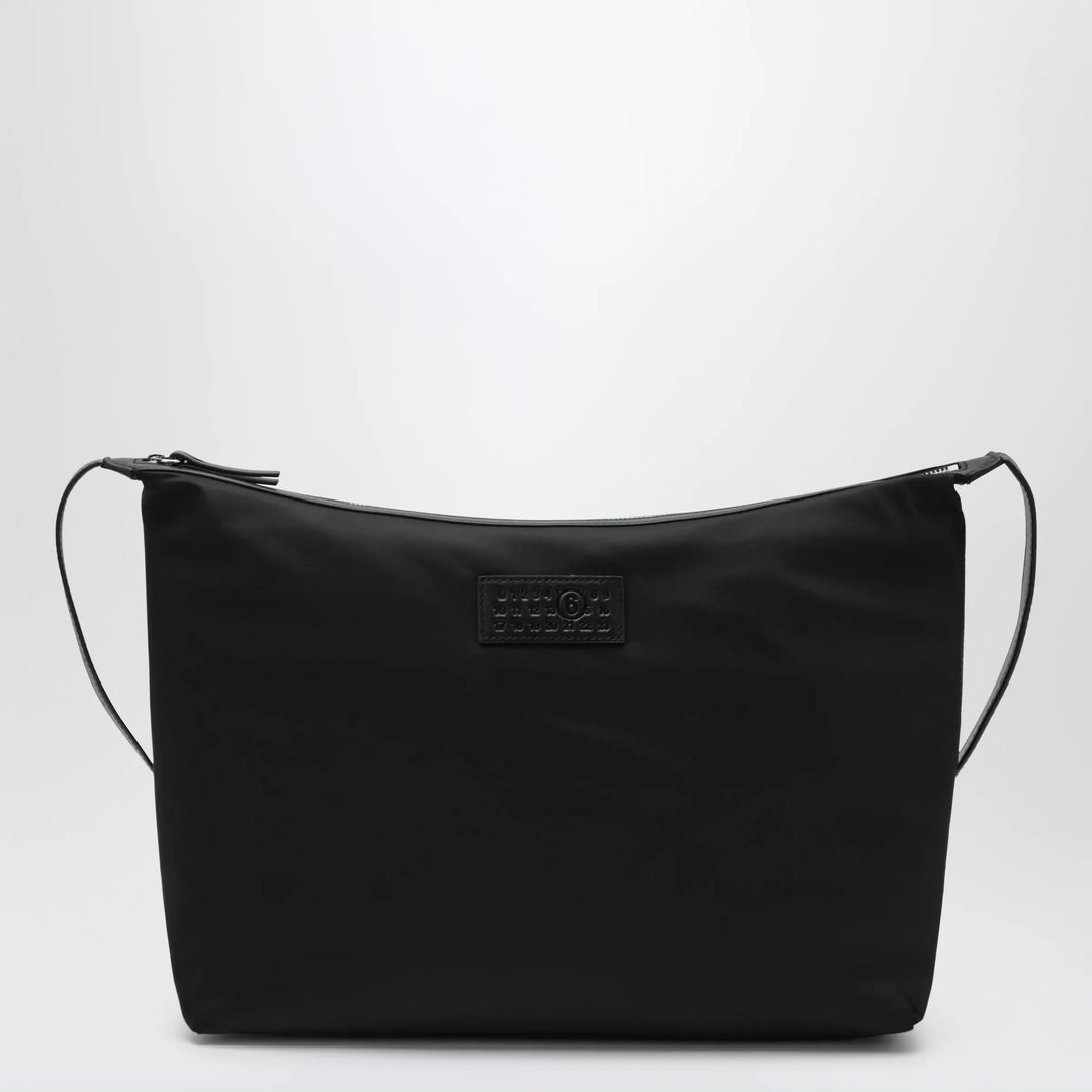 MM6 Maison Margiela - Numeric crossbody bag in nylon and leather black Brand Apparel &amp; Accessories TU