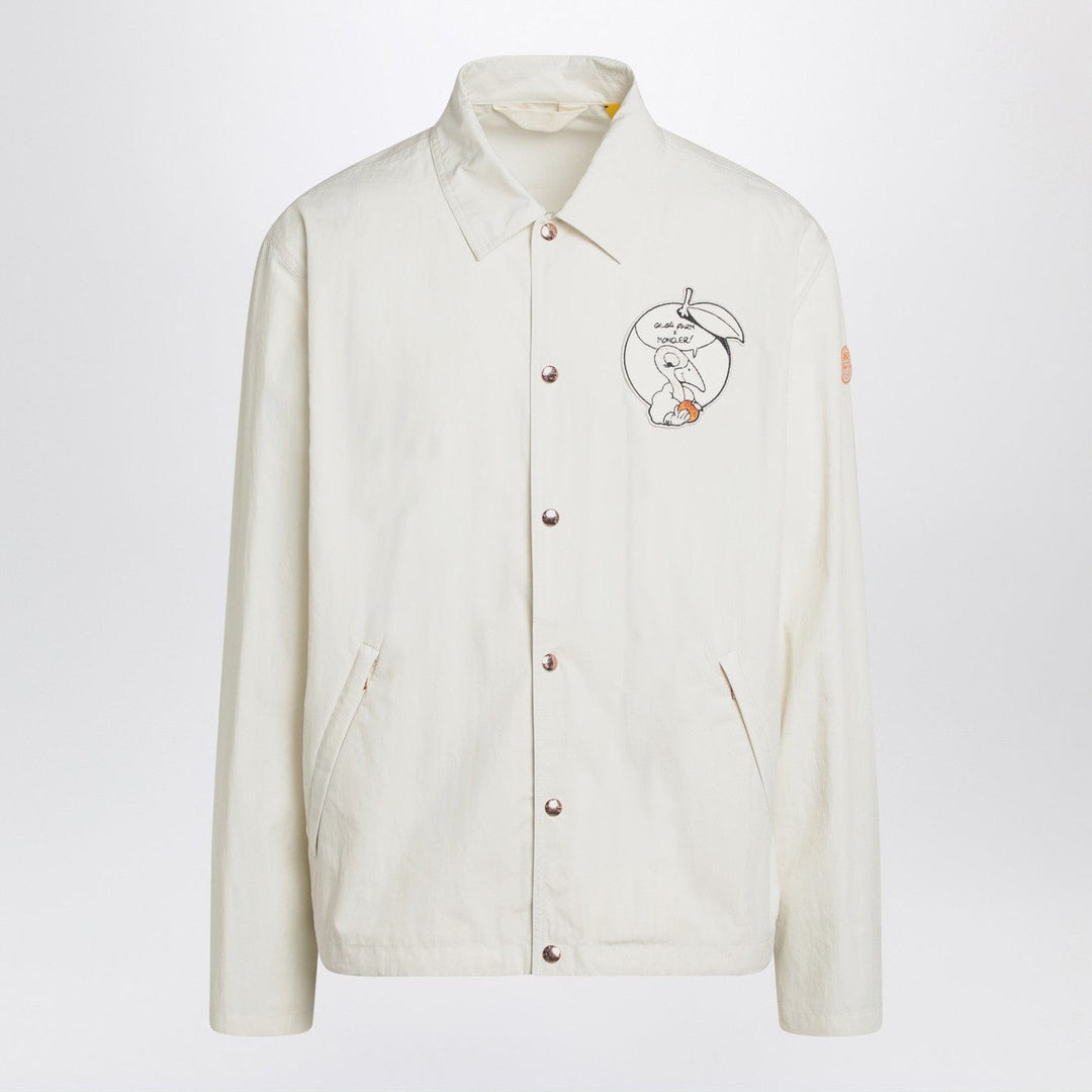 Apparel & Accessories 3 Moncler Genius - White Satsuma shacket in canvas and nylon Brand