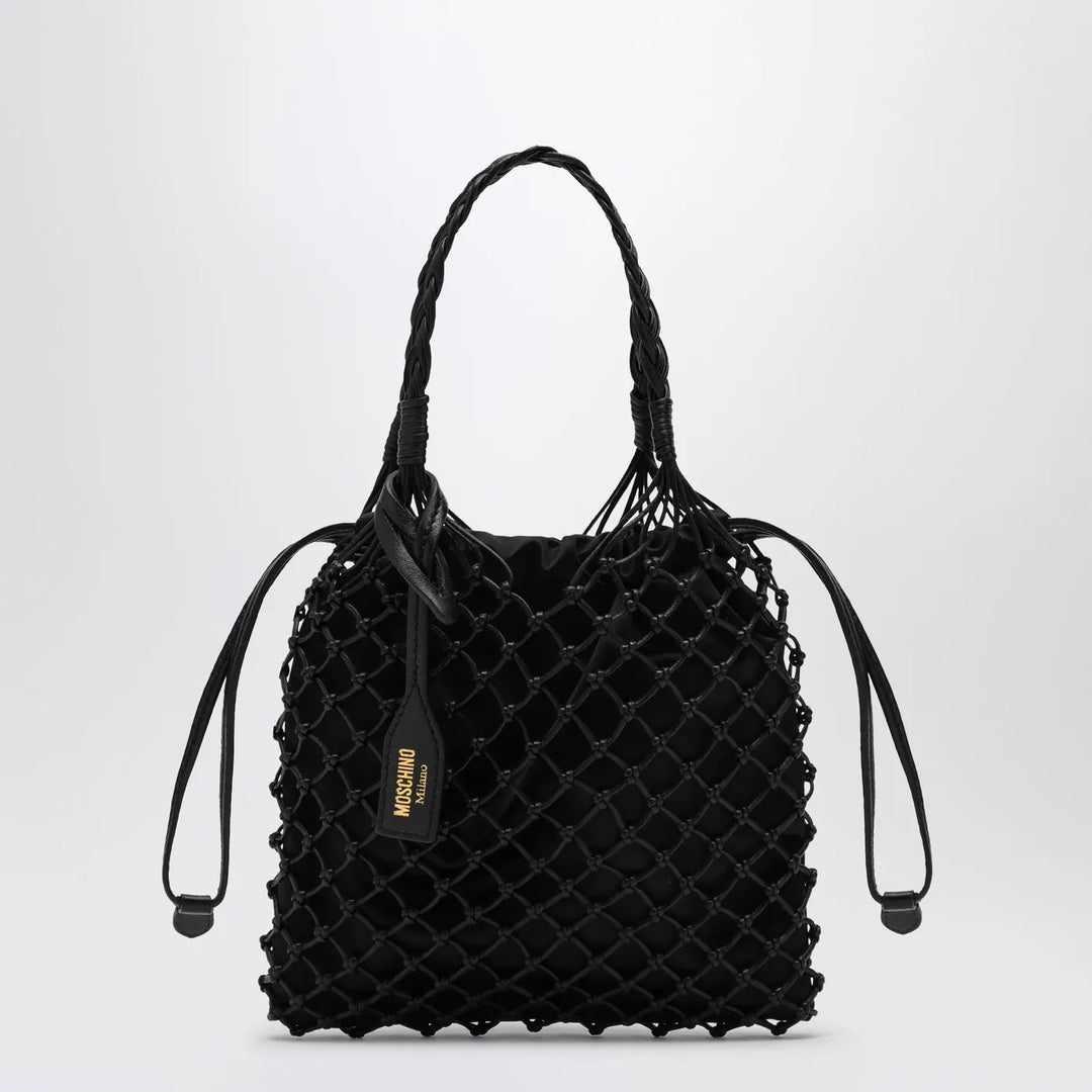 Moschino - Basket Net black nappa bag Brand Apparel &amp; Accessories TU
