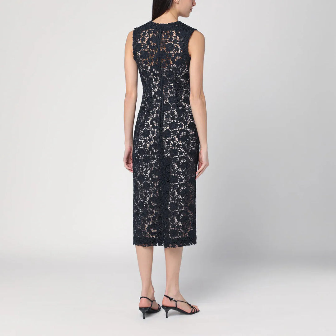 P.A.R.O.S.H. - Blue lace midi dress Brand Apparel &amp; Accessories S