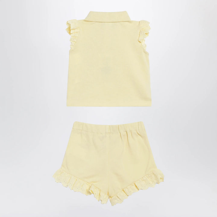 Polo Ralph Lauren - Light yellow two-piece cotton set Brand Apparel &amp; Accessories 3