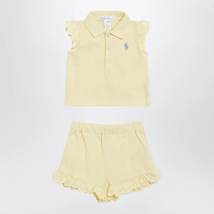 Polo Ralph Lauren - Light yellow two-piece cotton set Brand Apparel &amp; Accessories 3