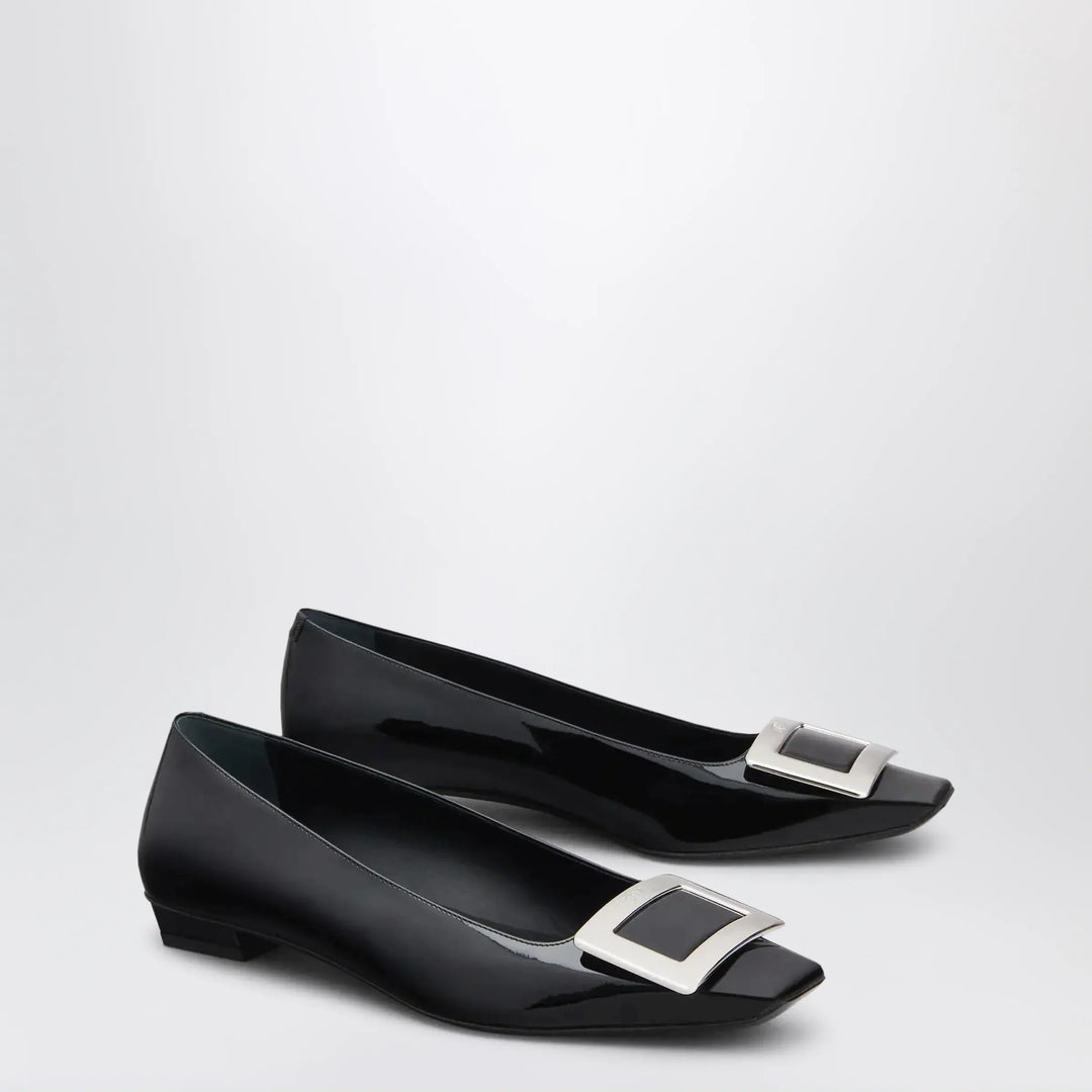 ROGER VIVIER - Belle Vivier black patent leather ballet flats Brand Apparel &amp; Accessories