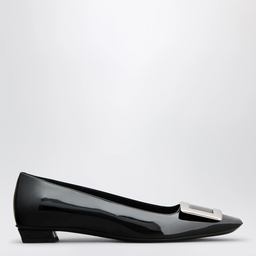 ROGER VIVIER - Belle Vivier black patent leather ballet flats Brand Apparel &amp; Accessories 38 IT