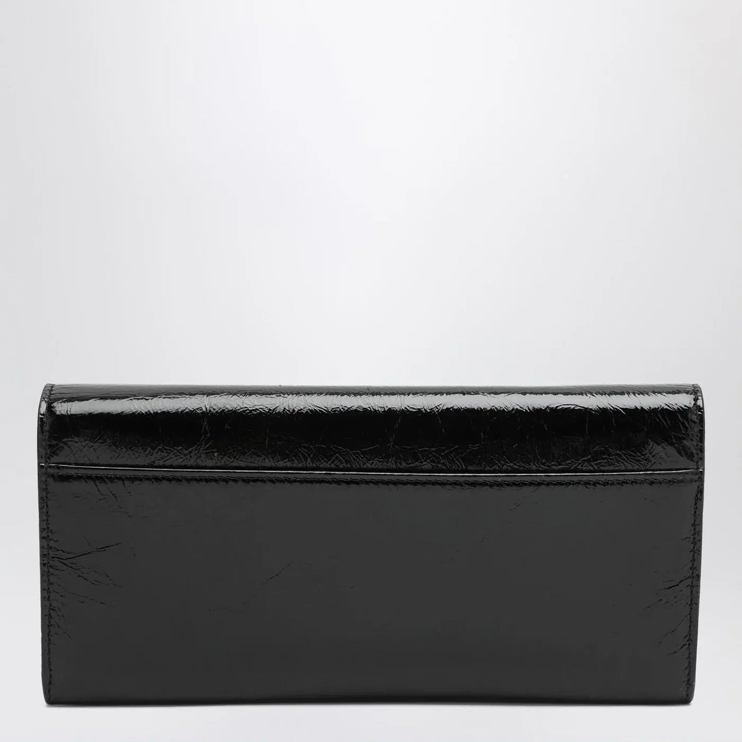ROGER VIVIER - Belle Vivier black patent leather wallet with chain Brand Apparel &amp; Accessories TU