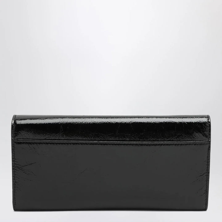 ROGER VIVIER - Belle Vivier black patent leather wallet with chain Brand Apparel &amp; Accessories TU