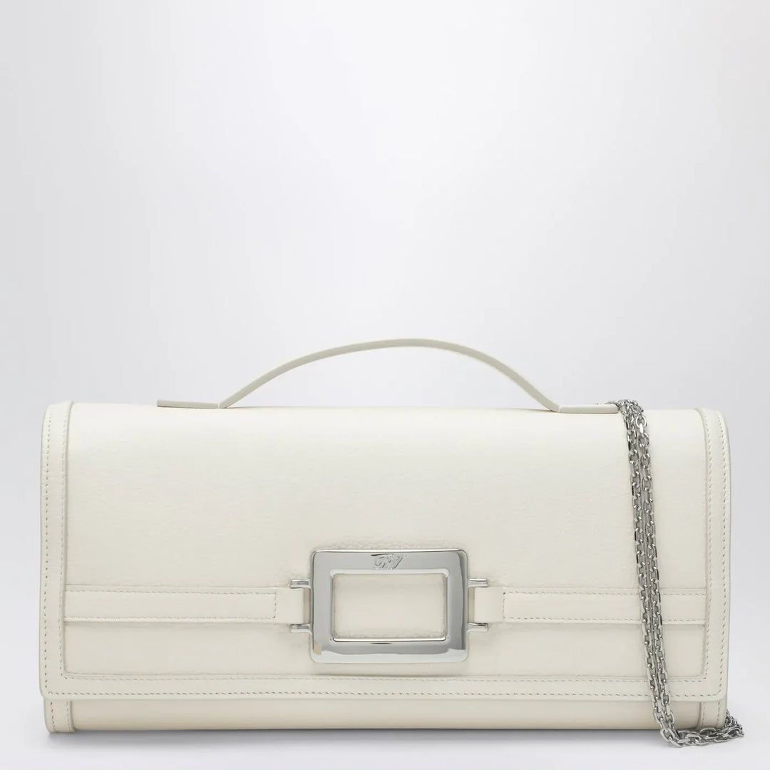 ROGER VIVIER - Belle Vivier Clutch white Brand Apparel &amp; Accessories TU