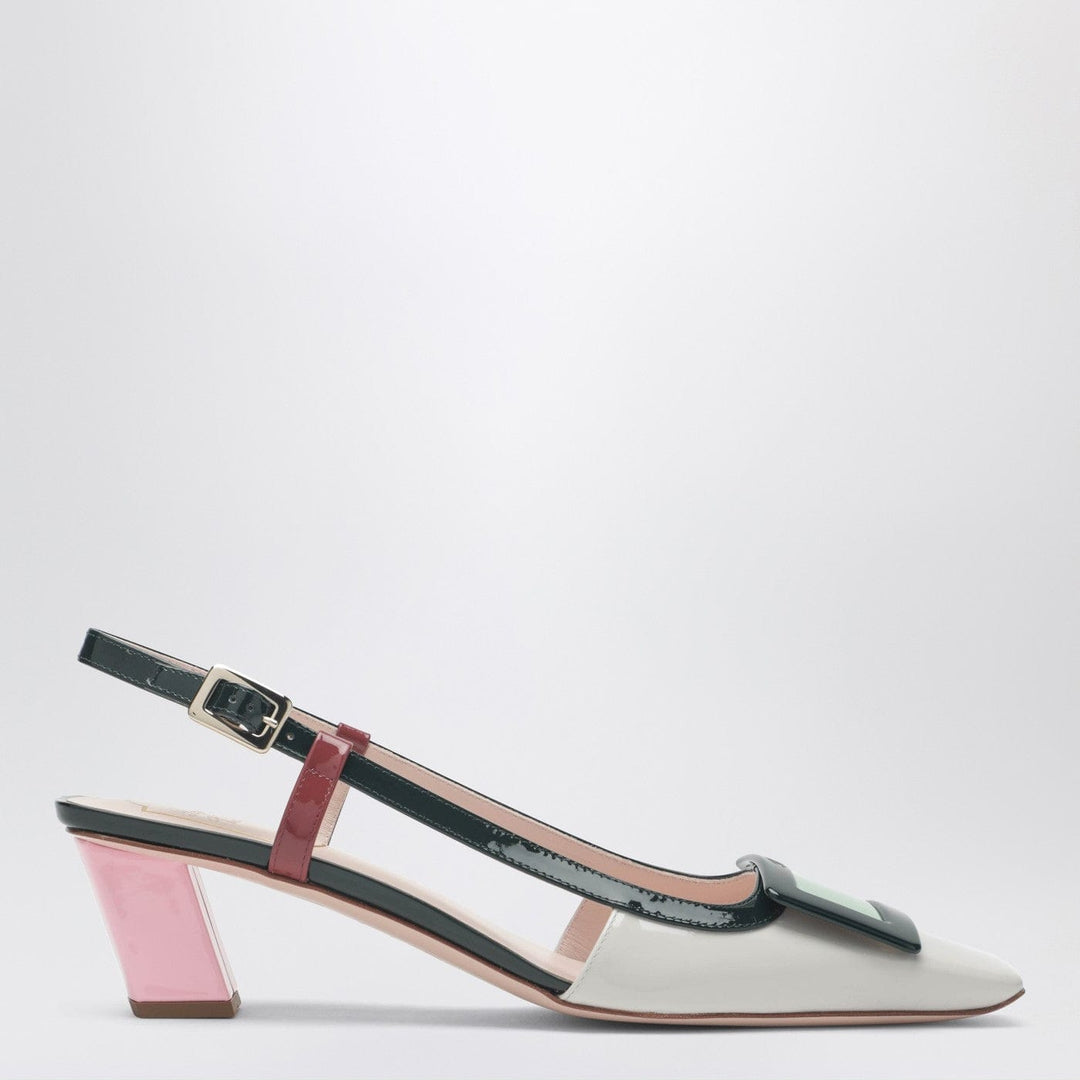 Apparel &amp; Accessories ROGER VIVIER - Belle Vivier multicolour patent leather slingback Brand