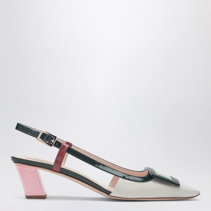 Apparel &amp; Accessories ROGER VIVIER - Belle Vivier multicolour patent leather slingback Brand