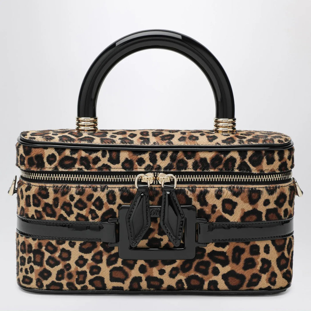 ROGER VIVIER - Belle Vivier Vanity bag leopard print pony skin Brand Apparel &amp; Accessories TU