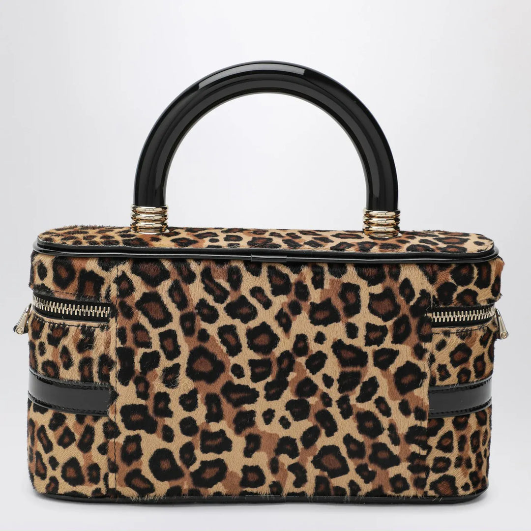 ROGER VIVIER - Belle Vivier Vanity bag leopard print pony skin Brand Apparel &amp; Accessories TU