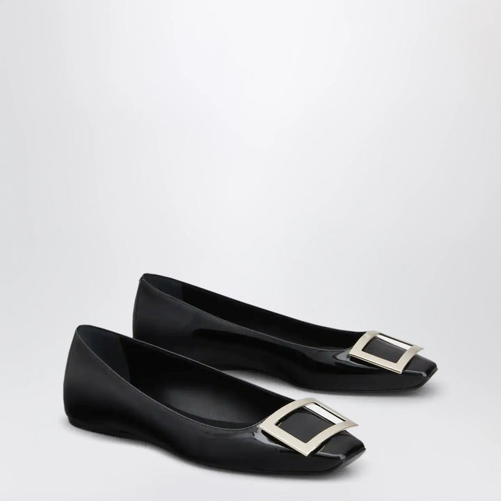 ROGER VIVIER - Black patent leather ballet flats Brand Apparel &amp; Accessories