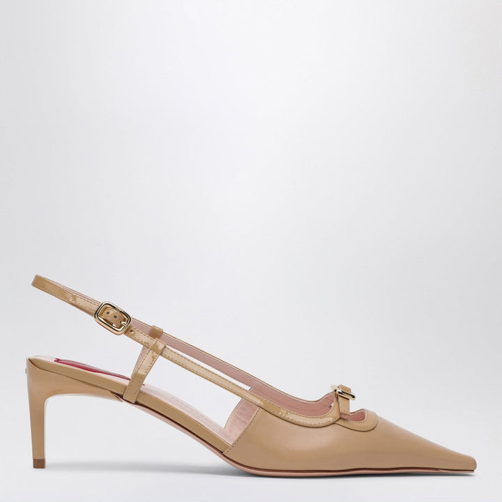 Apparel &amp; Accessories ROGER VIVIER - Desert leather décolletés Slingback Viv&