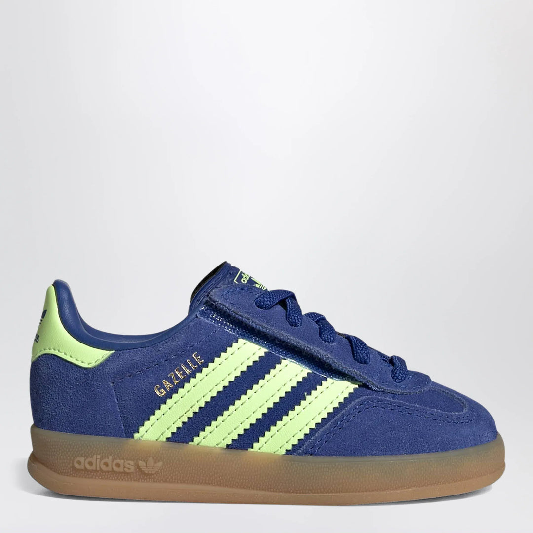 adidas Originals - Gazelle Indoor sneakers in Royal Blue / Green Spark / Gold Metallic Brand Apparel &amp; Accessories > Shoes